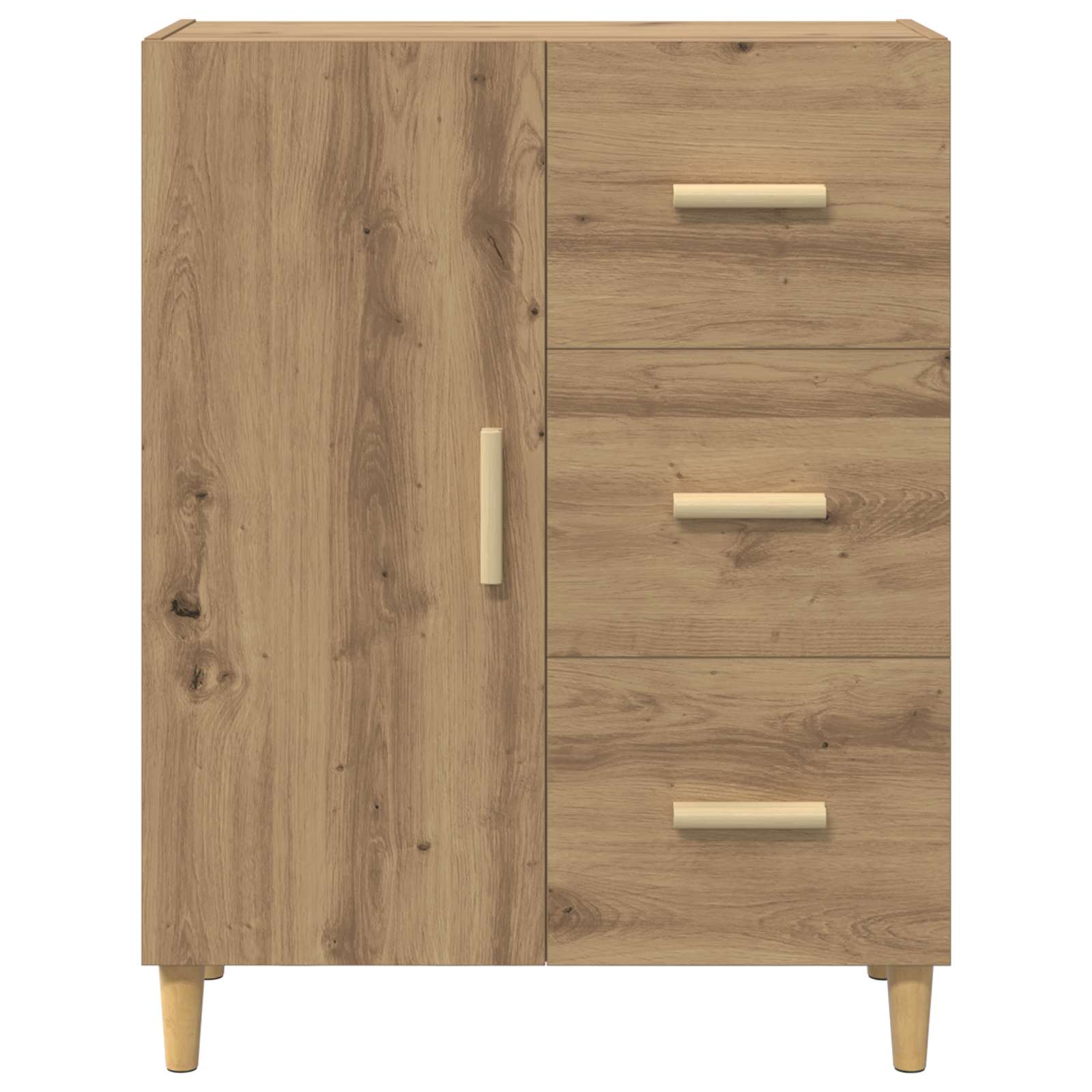 Sideboard Artisan-Eiche 34 x 69,5 x 90 cm Holzwerkstoff
