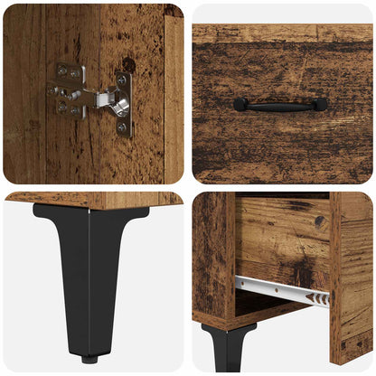 Sideboard Altholz 69,5 x 34 x 90 cm Holzwerkstoff