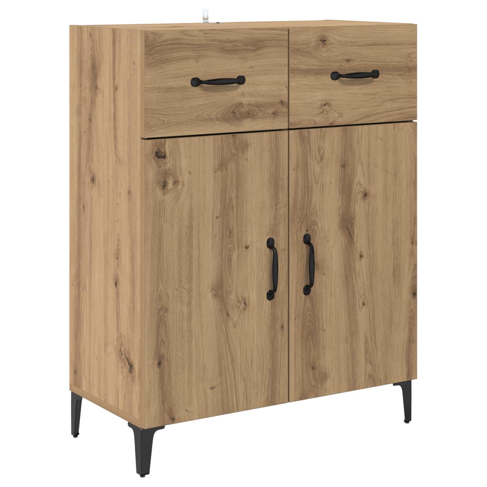 Sideboard Artisan-Eiche 69,5 x 34 x 90 cm Holzwerkstoff