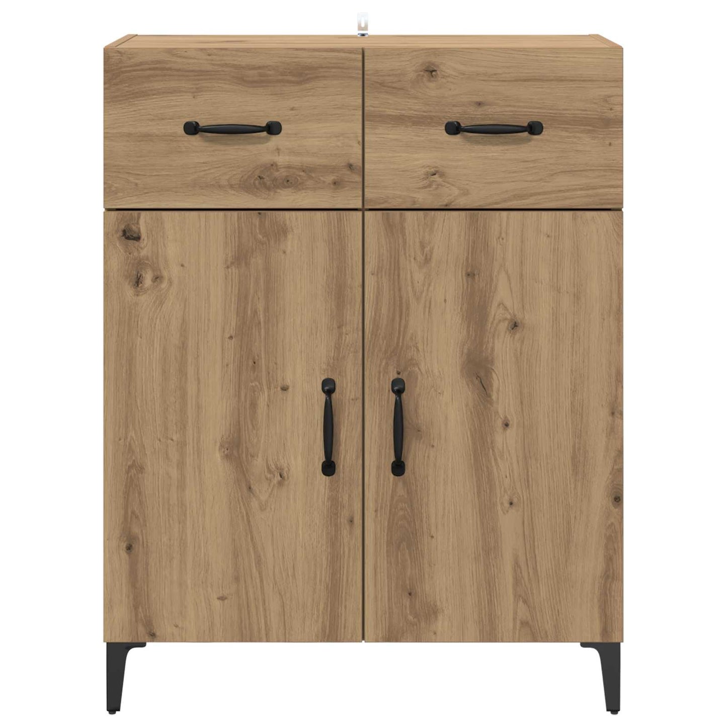 Sideboard Artisan-Eiche 69,5 x 34 x 90 cm Holzwerkstoff