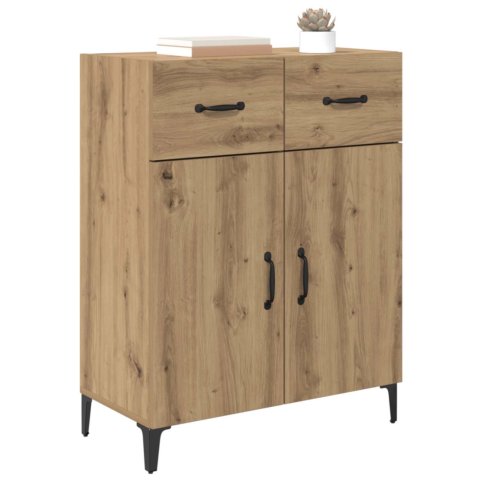 Sideboard Artisan-Eiche 69,5 x 34 x 90 cm Holzwerkstoff