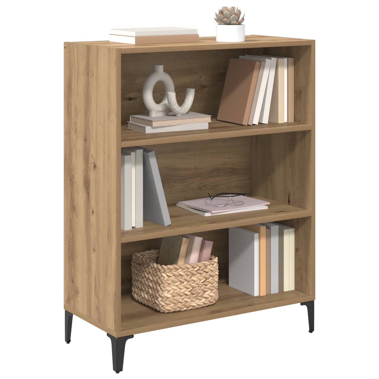 Sideboard Artisan-Eiche 69,5 x 32,5 x 90 cm Holzwerkstoff