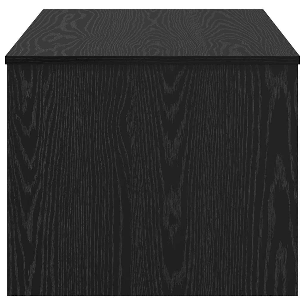 Couchtisch Schwarz Eichen-Optik 80 x 50.5 x 41.5 cm