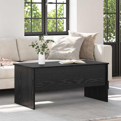Couchtisch Schwarz Eichen-Optik 102 x 50,5 x 46,5 cm
