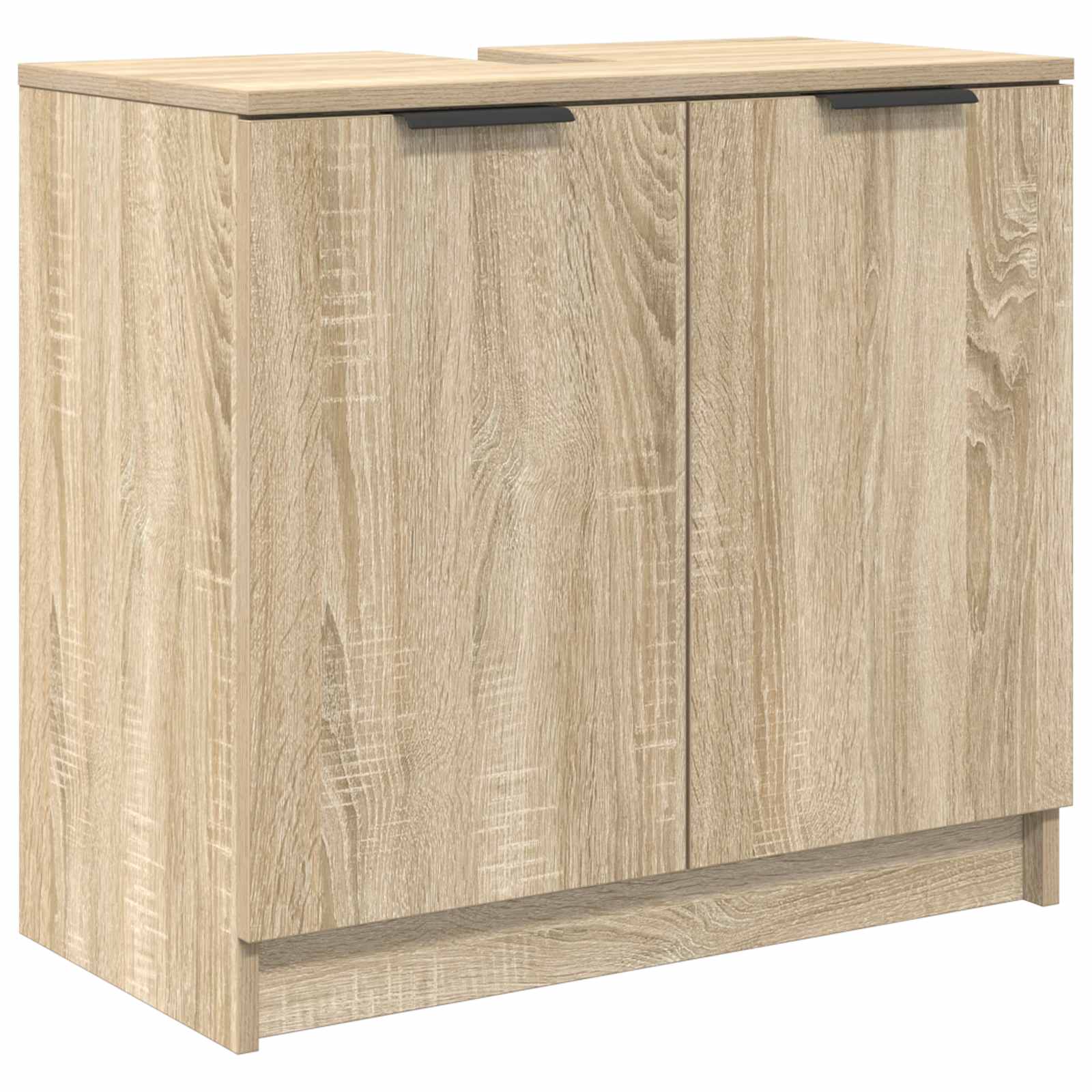 Badezimmerschrank Sonoma-Eiche 64,5 x 33,5 x 59 cm