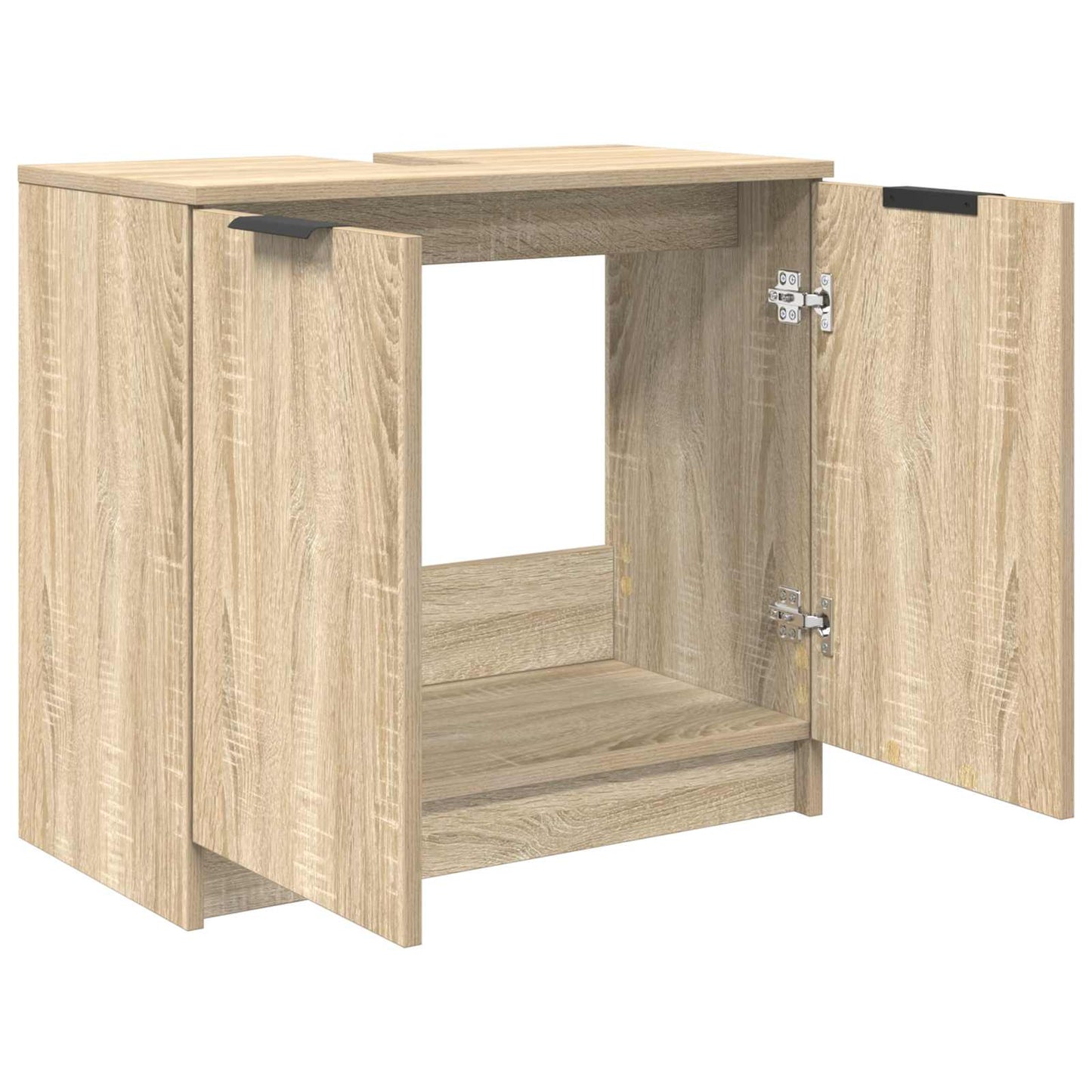 Badezimmerschrank Sonoma-Eiche 64,5 x 33,5 x 59 cm