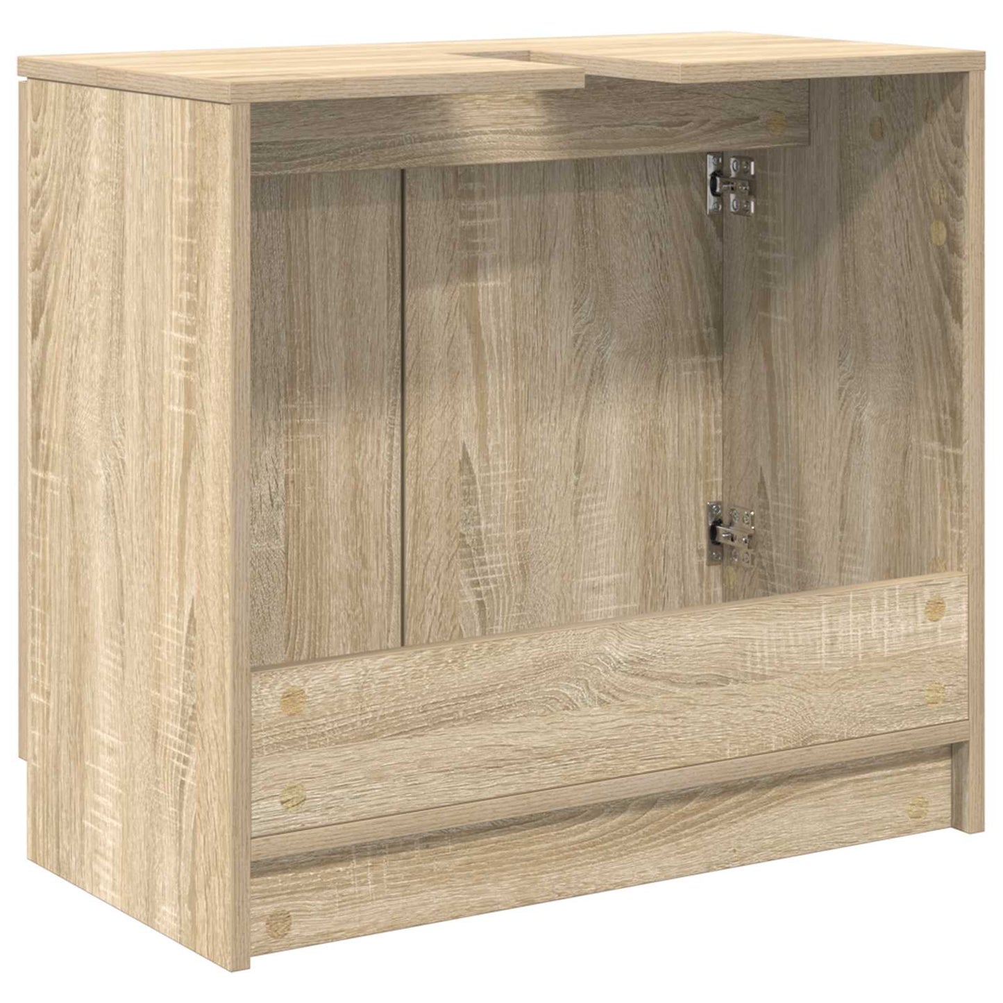 Badezimmerschrank Sonoma-Eiche 64,5 x 33,5 x 59 cm