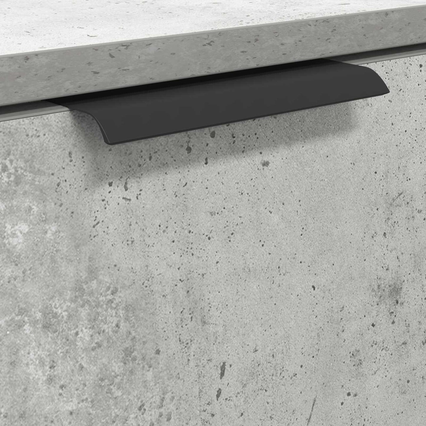 Badezimmerschrank Beton Grau 64,5 x 33,5 x 59 cm Holzwerkstoff