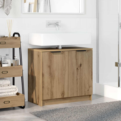 Badezimmerschrank Artisan-Eiche 64,5 x 33,5 x 59 cm