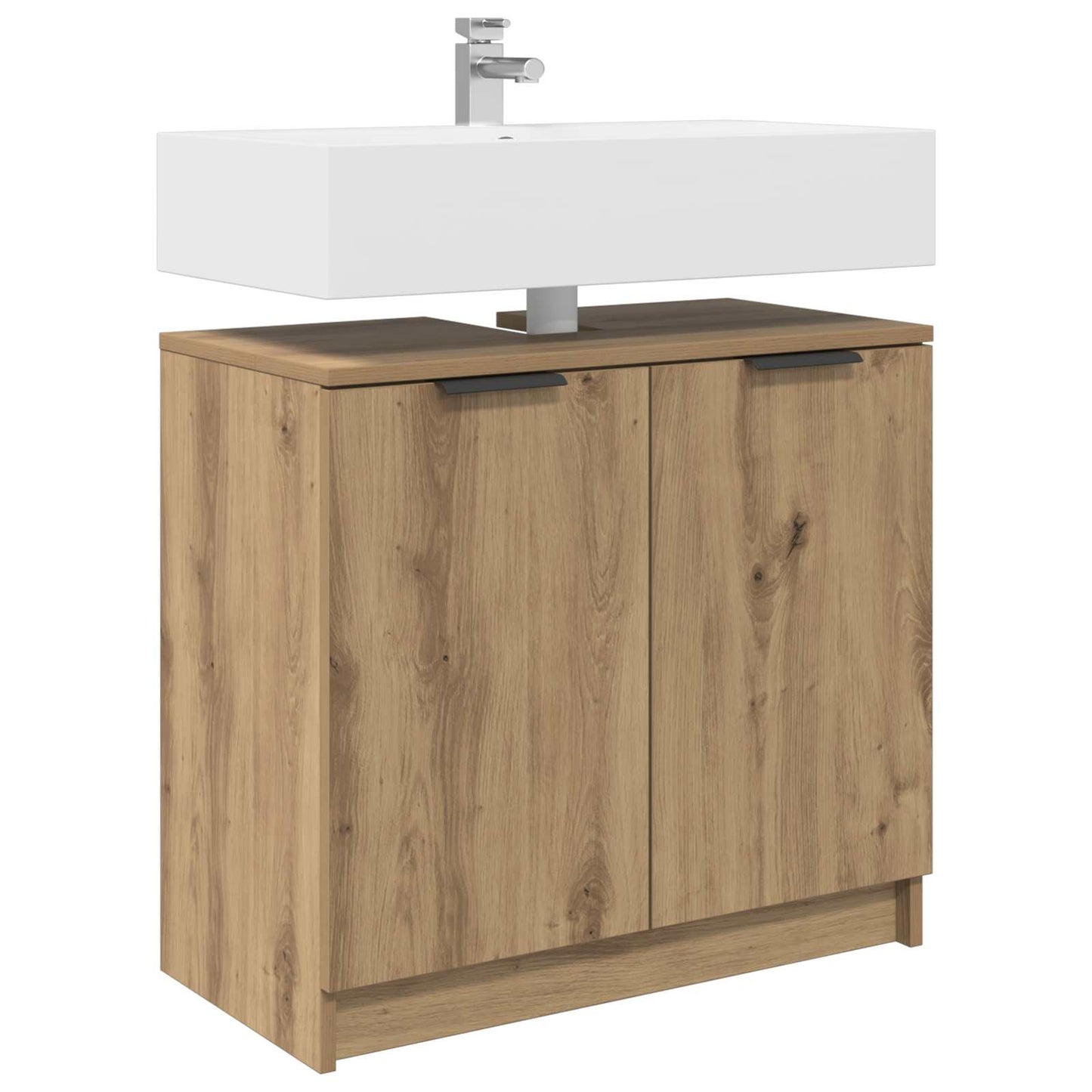 Badezimmerschrank Artisan-Eiche 64,5 x 33,5 x 59 cm