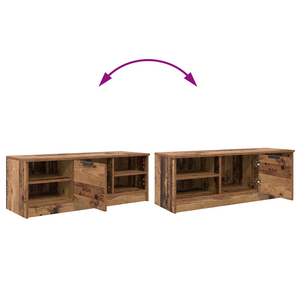 TV-Schränk 102 x 35 x 36,5 cm Altholz Holzwerkstoff