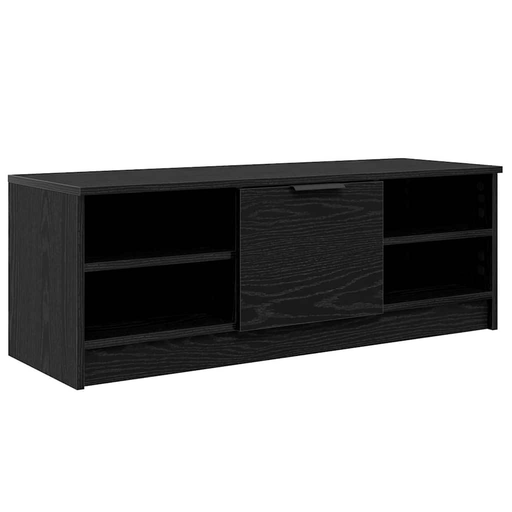 TV-Schränk 102 x 35 x 36,5 cm Schwarz Eichen-Optik