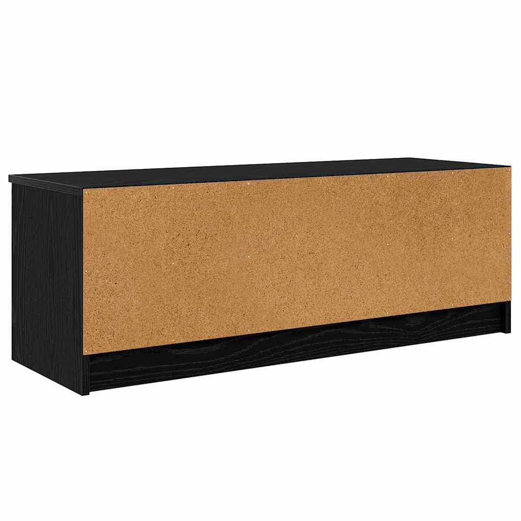 TV-Schränk 102 x 35 x 36,5 cm Schwarz Eichen-Optik
