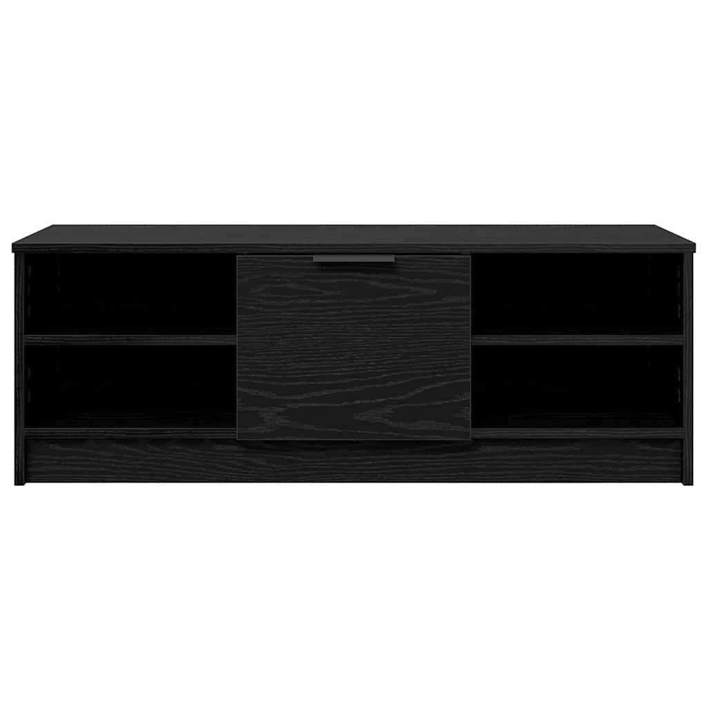 TV-Schränk 102 x 35 x 36,5 cm Schwarz Eichen-Optik