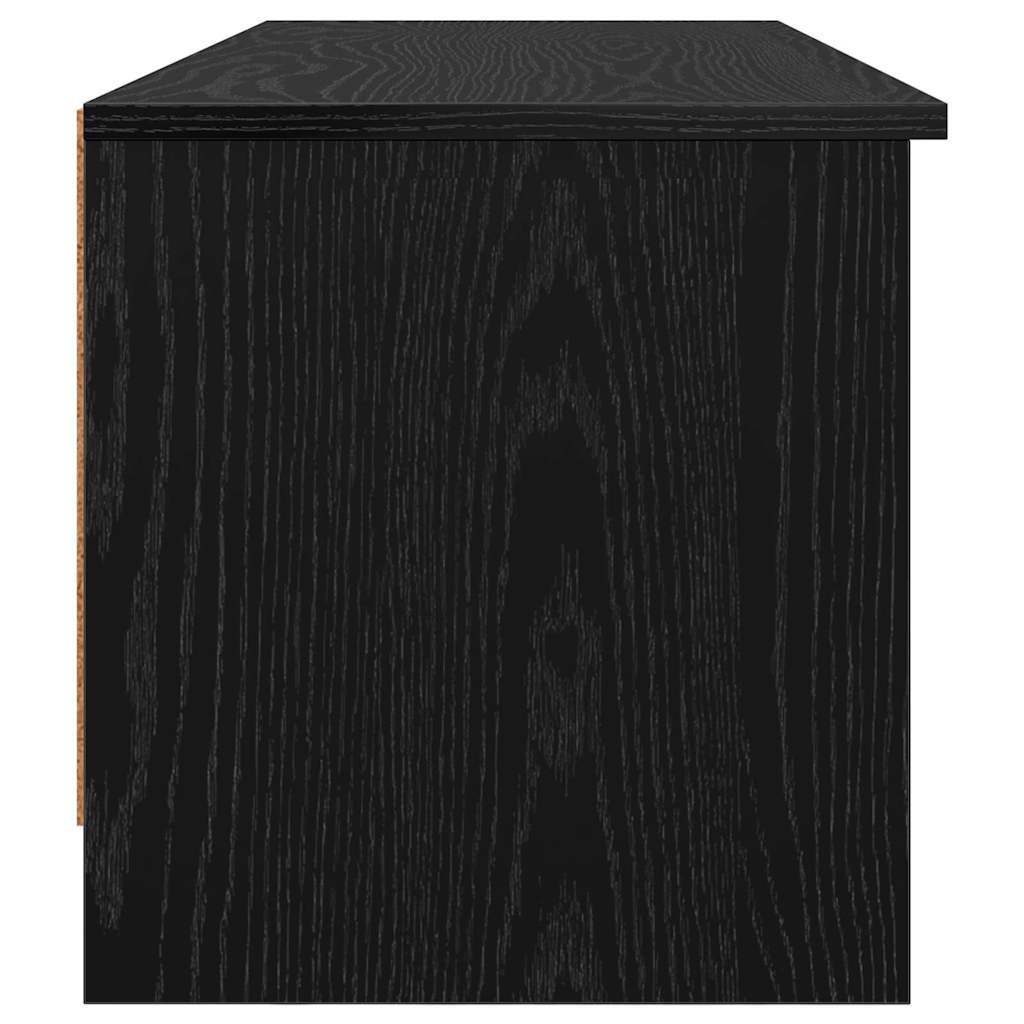 TV-Schränk 102 x 35 x 36,5 cm Schwarz Eichen-Optik