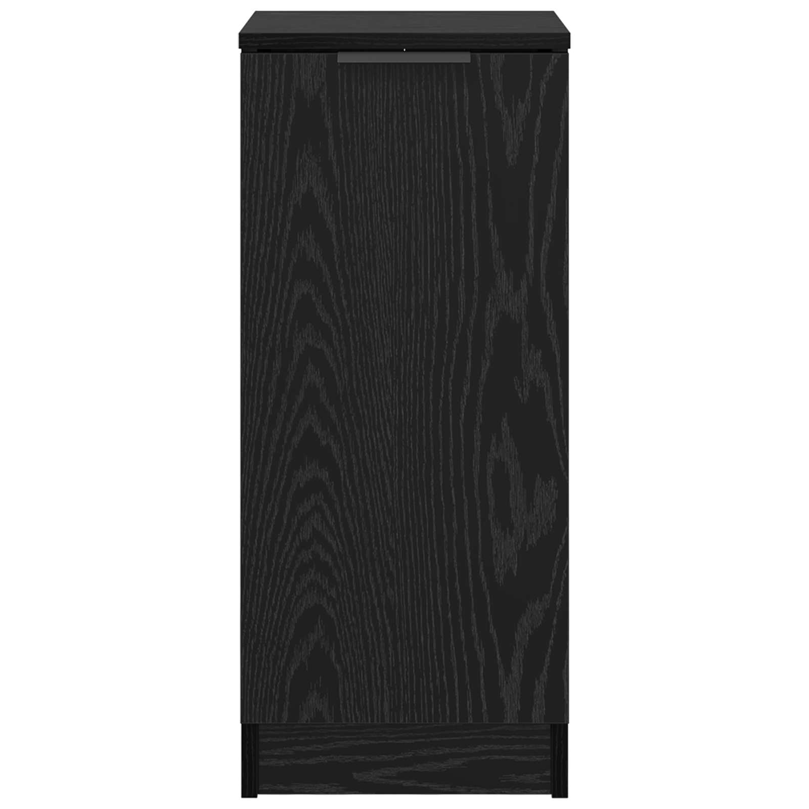 Sideboard Schwarz Eichen-Optik 30 x 30 x 70 cm Holzwerkstoff