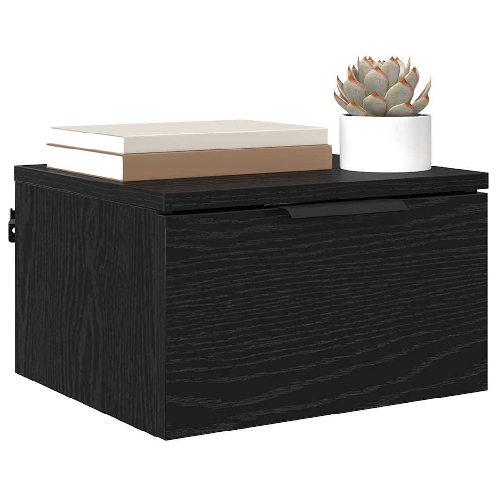 Nachttisch 2 pcs Schwarze Eiche 34 x 30 x 20 cm Holzwerkstoff
