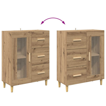Sideboard Artisan-Eiche 69,5 x 34 x 90 cm Holzwerkstoff