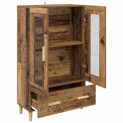 Highboard Altholz 70 x 31 x 115 cm Holzwerkstoff