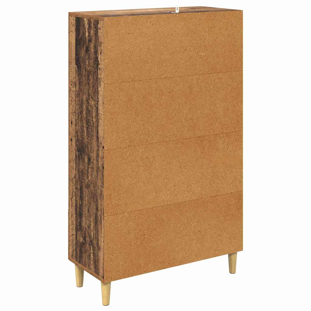 Highboard Altholz 70 x 31 x 115 cm Holzwerkstoff