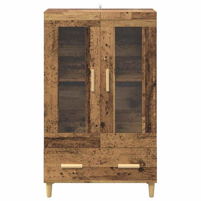 Highboard Altholz 70 x 31 x 115 cm Holzwerkstoff
