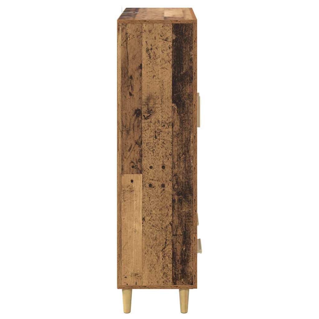 Highboard Altholz 70 x 31 x 115 cm Holzwerkstoff