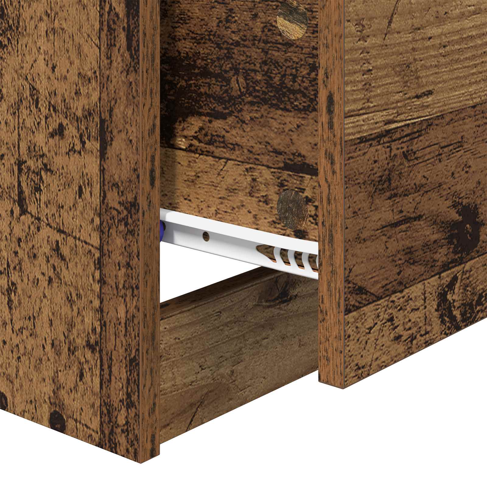 Nachttisch Altholz 40 x 40 x 63 cm Holzwerkstoff