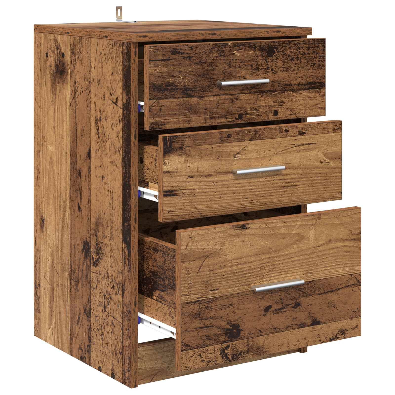 Nachttisch Altholz 40 x 40 x 63 cm Holzwerkstoff