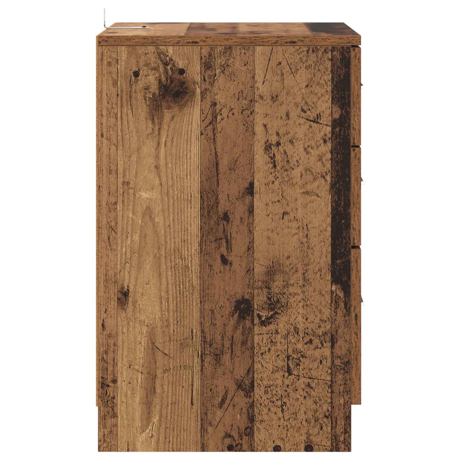 Nachttisch Altholz 40 x 40 x 63 cm Holzwerkstoff