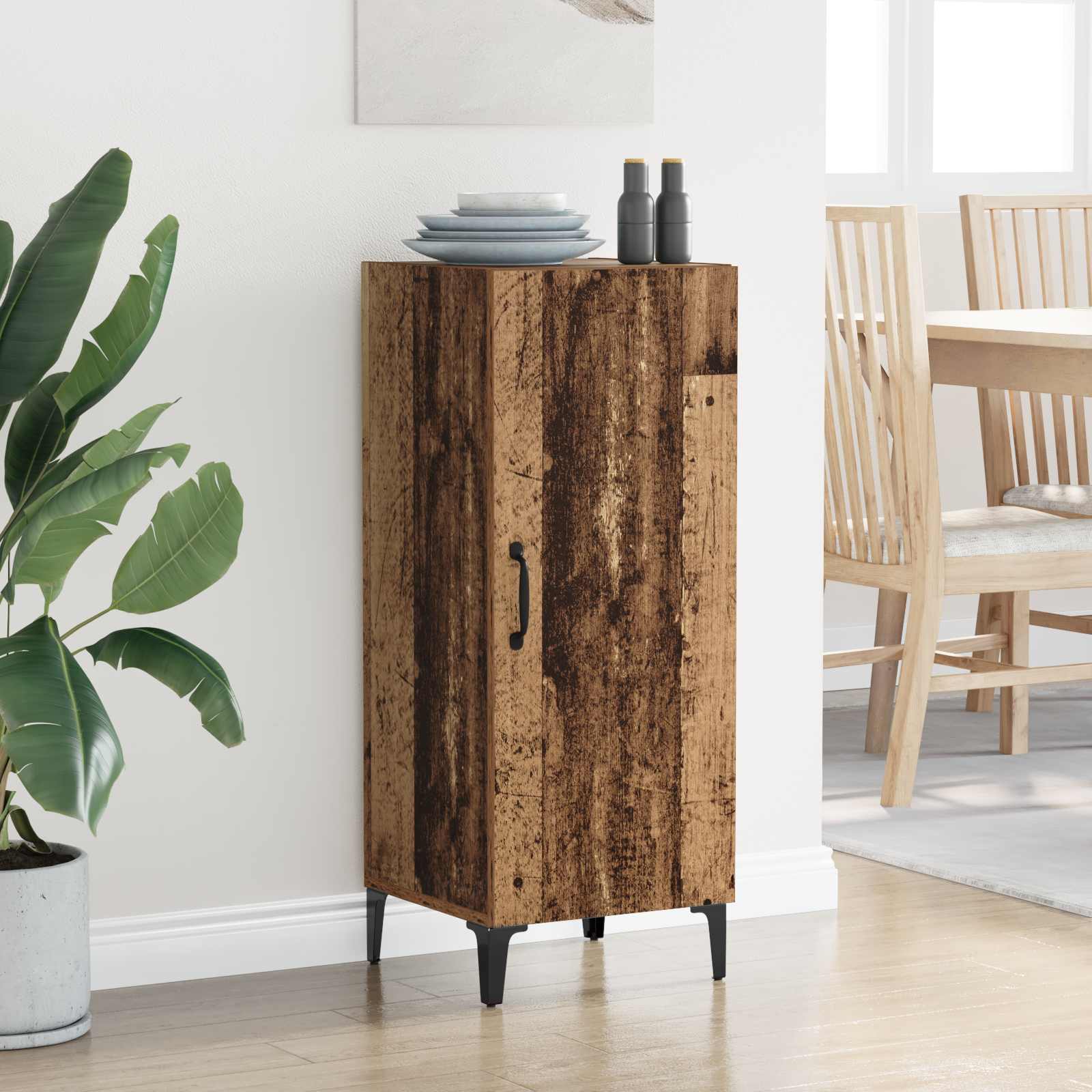 Sideboard Altholz 34,5 x 34 x 90 cm Holzwerkstoff