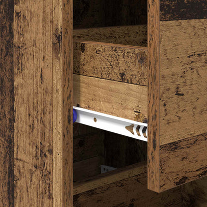 Sideboard Altholz 34,5 x 34 x 90 cm Holzwerkstoff