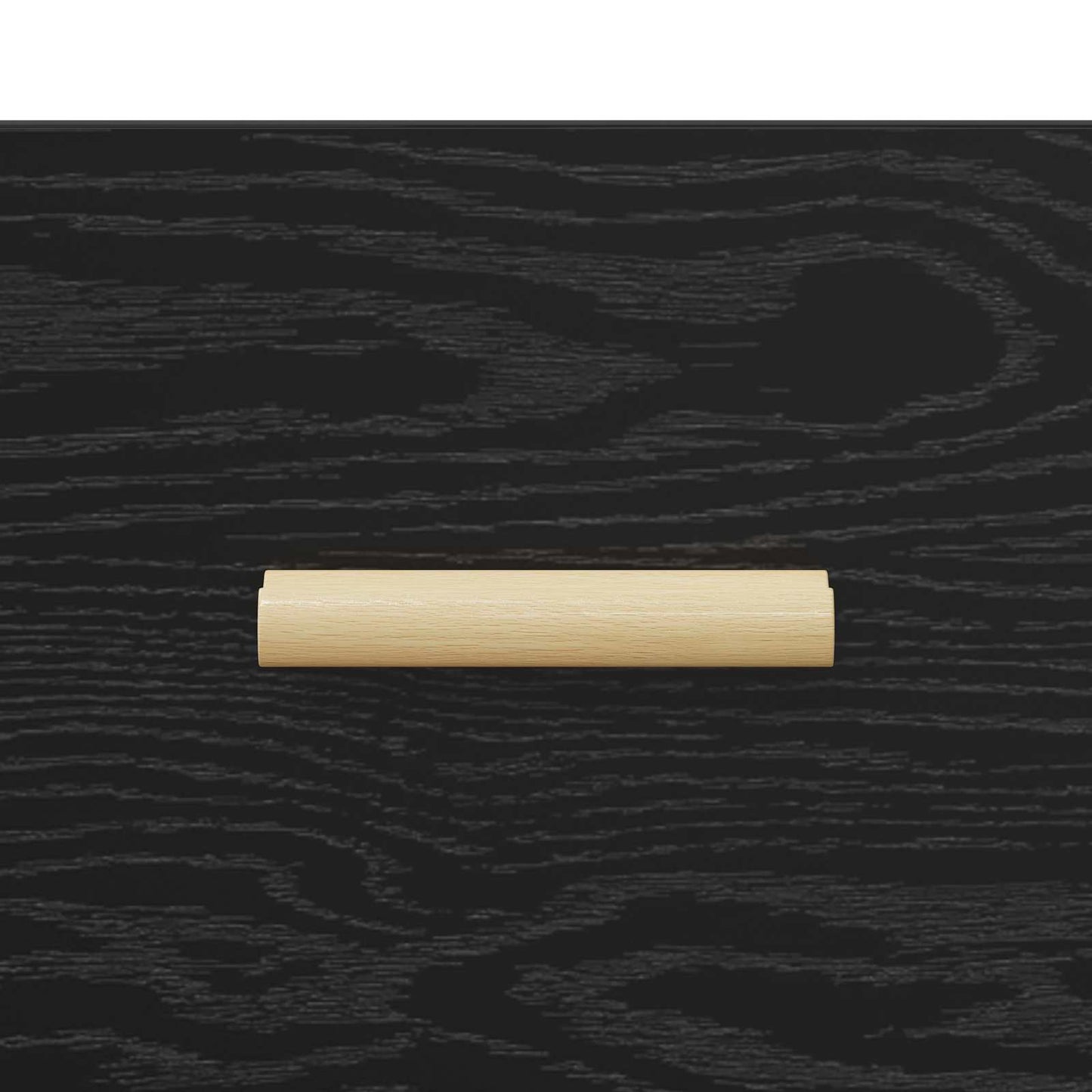 Sideboard Schwarz Eichen-Optik 34 x 34,5 x 90 cm Holzwerkstoff