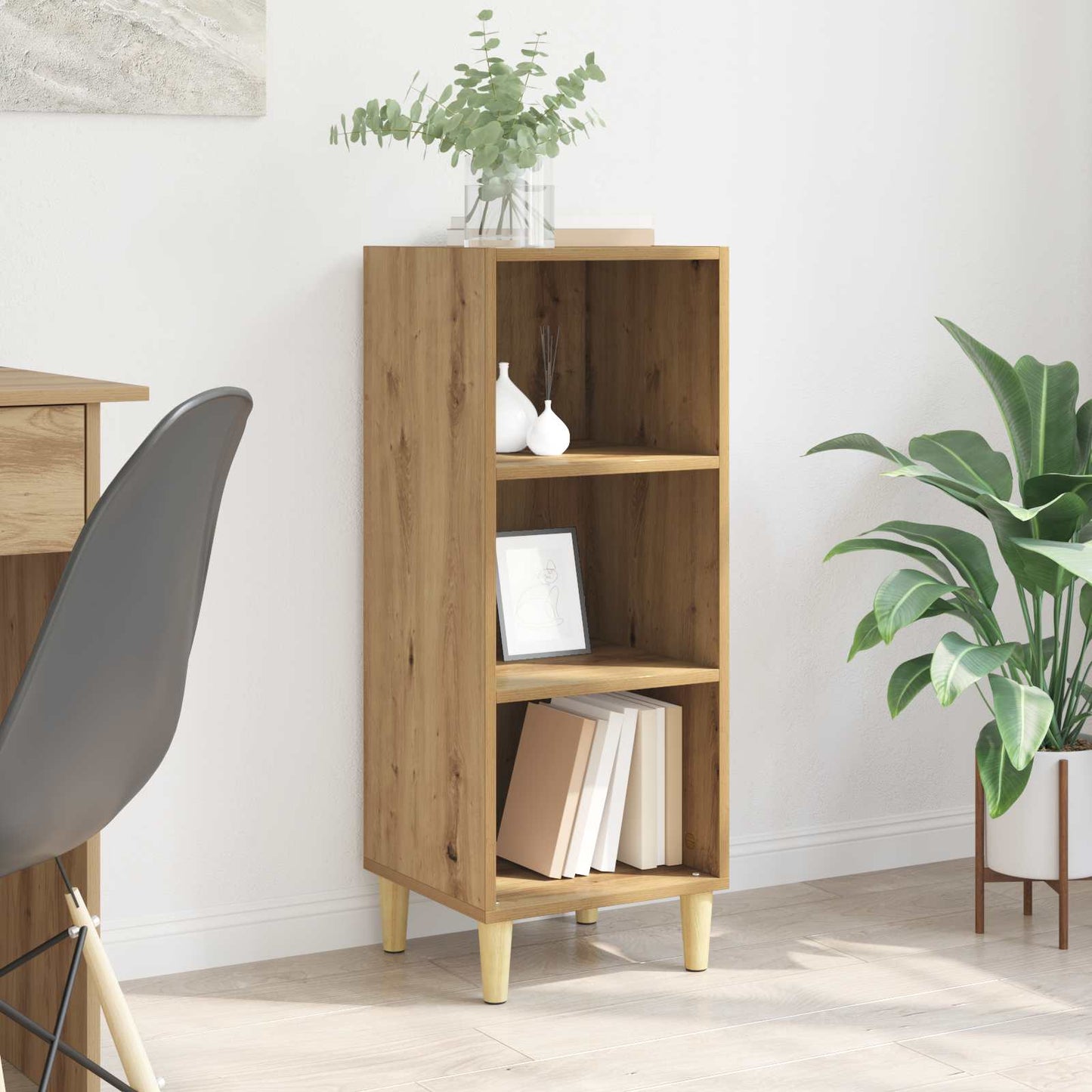 Sideboard Artisan-Eiche 34,5 x 32,5 x 90 cm Holzwerkstoff