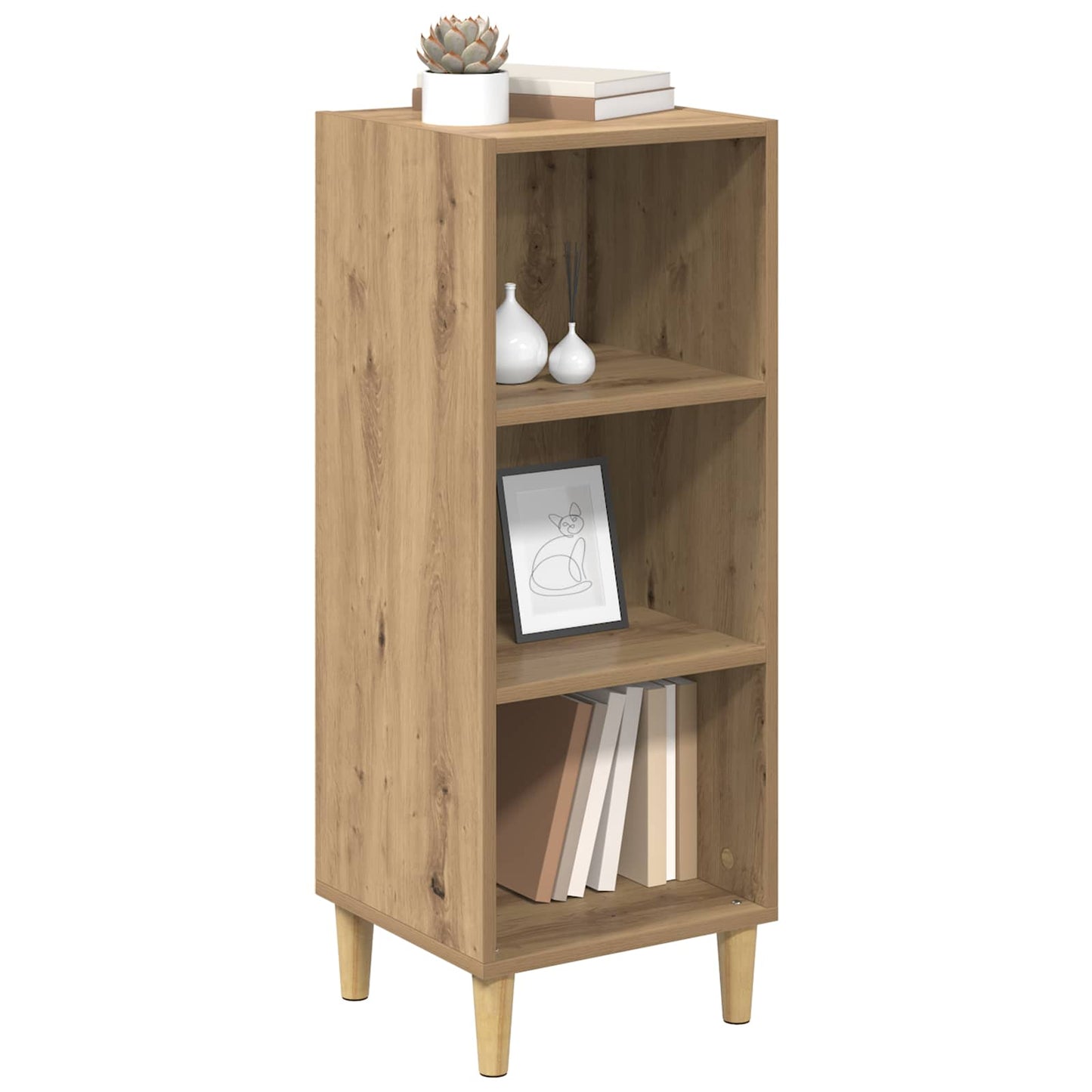 Sideboard Artisan-Eiche 34,5 x 32,5 x 90 cm Holzwerkstoff