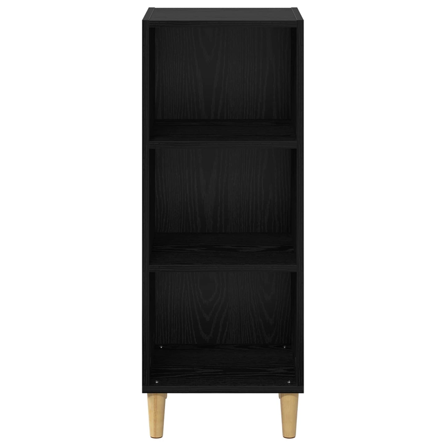 Sideboard Schwarz Eichen-Optik 34,5 x 32,5 x 90 cm