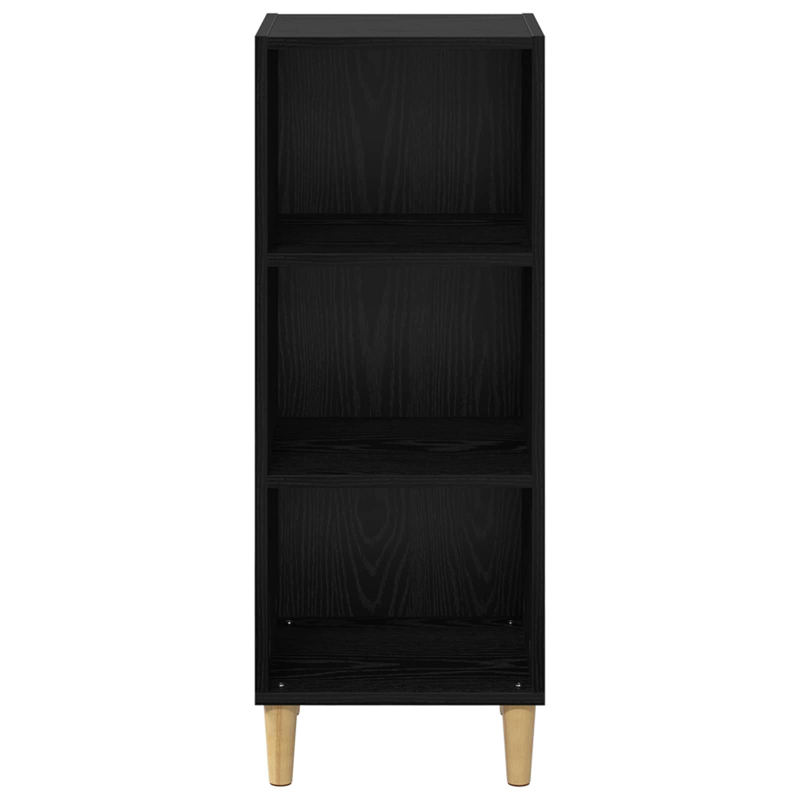 Sideboard Schwarz Eichen-Optik 34,5 x 32,5 x 90 cm