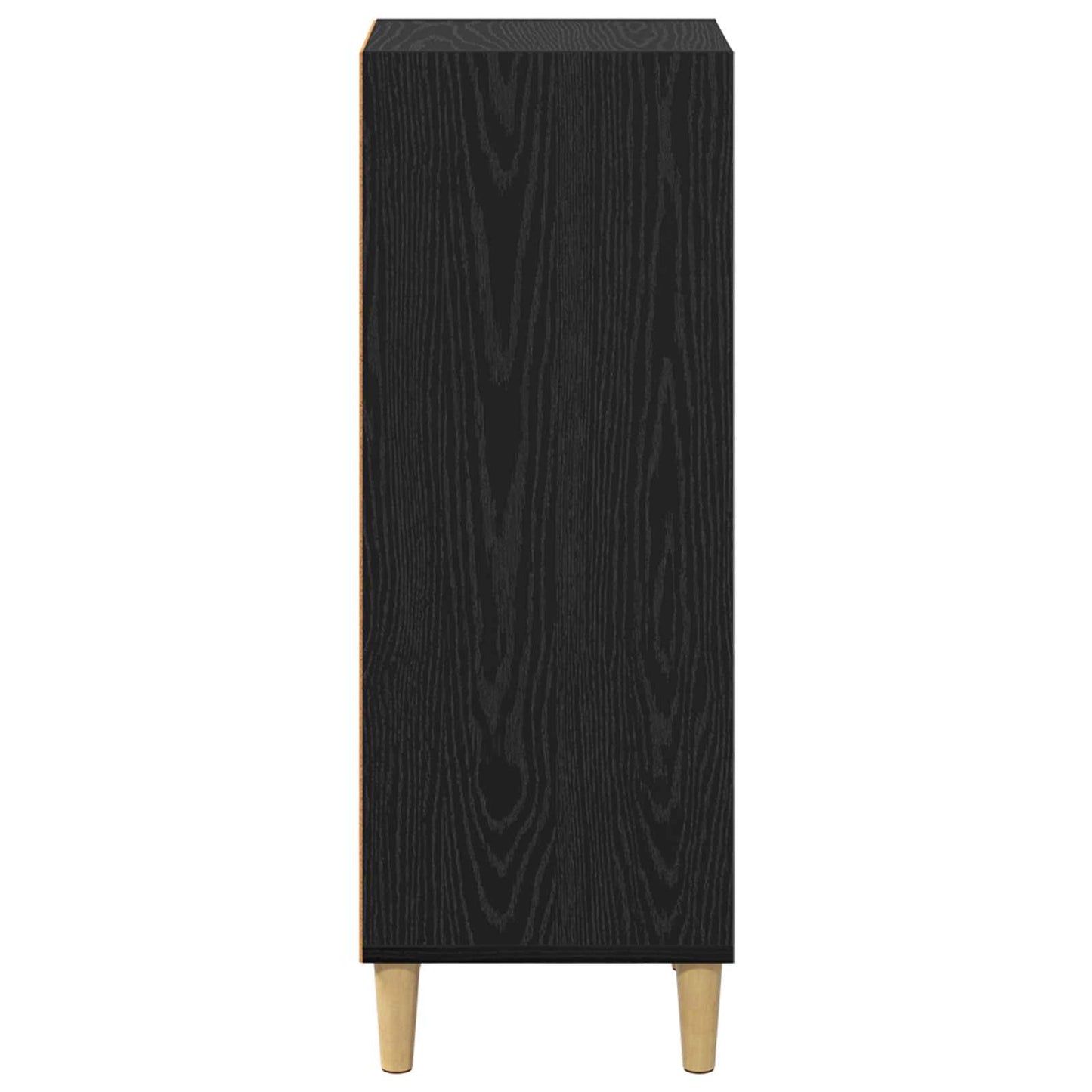 Sideboard Schwarz Eichen-Optik 34,5 x 32,5 x 90 cm