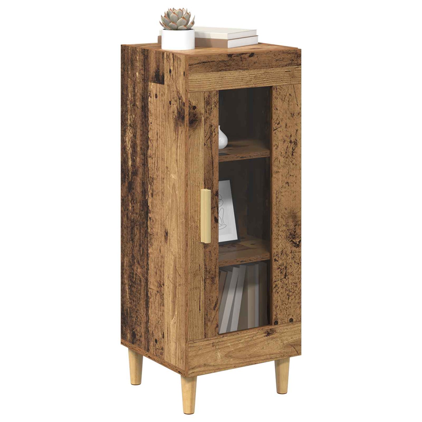 Sideboard Altholz 34.5 x 32.5 x 90 cm Holzwerkstoff