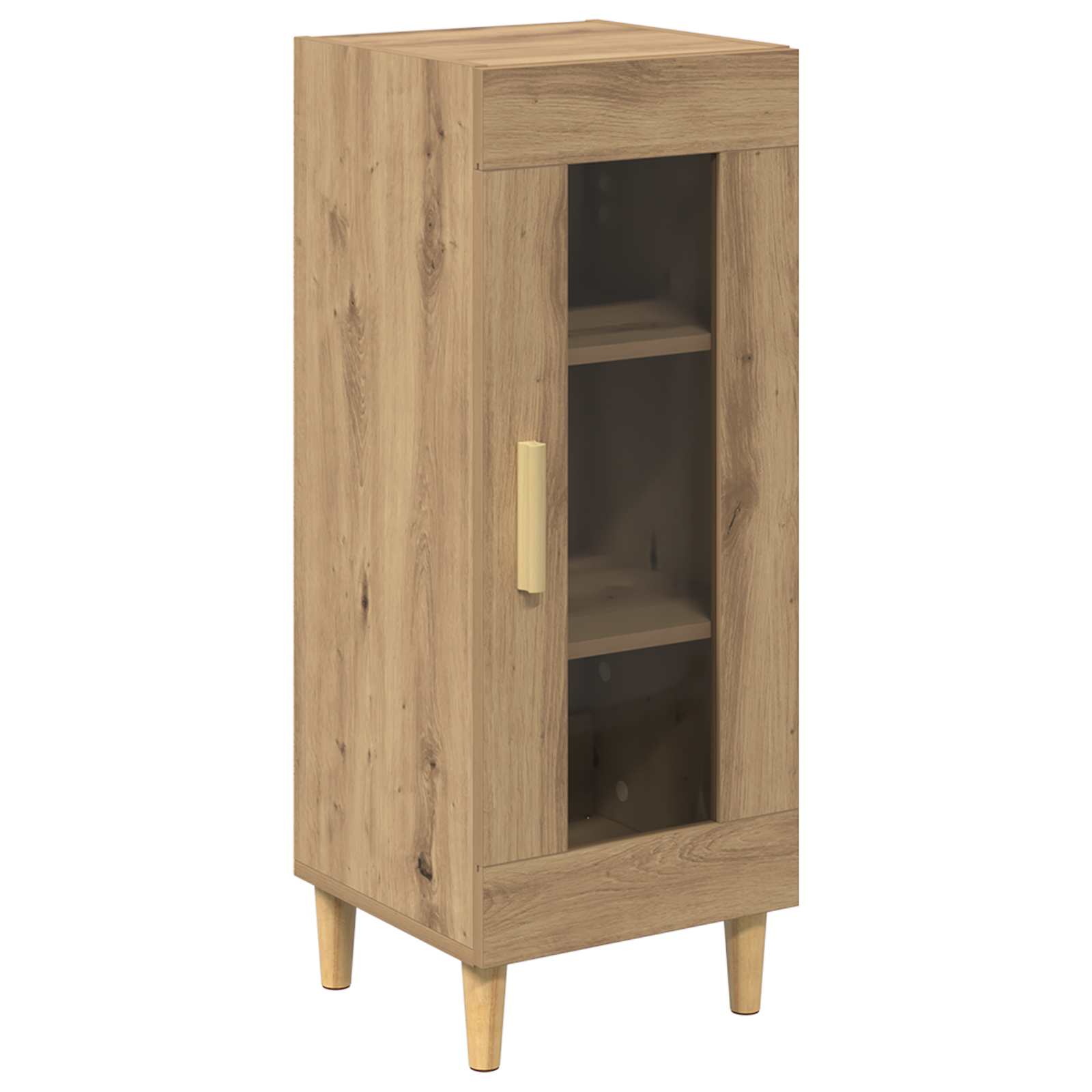 Sideboard Artisan-Eiche 34.5 x 32.5 x 90 cm Holzwerkstoff