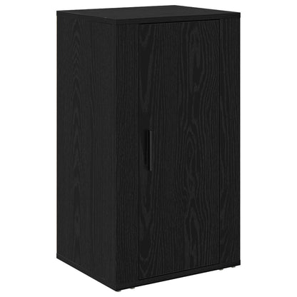 Sideboard Schwarz Eichen-Optik 40 x 33 x 70 cm Holzwerkstoff