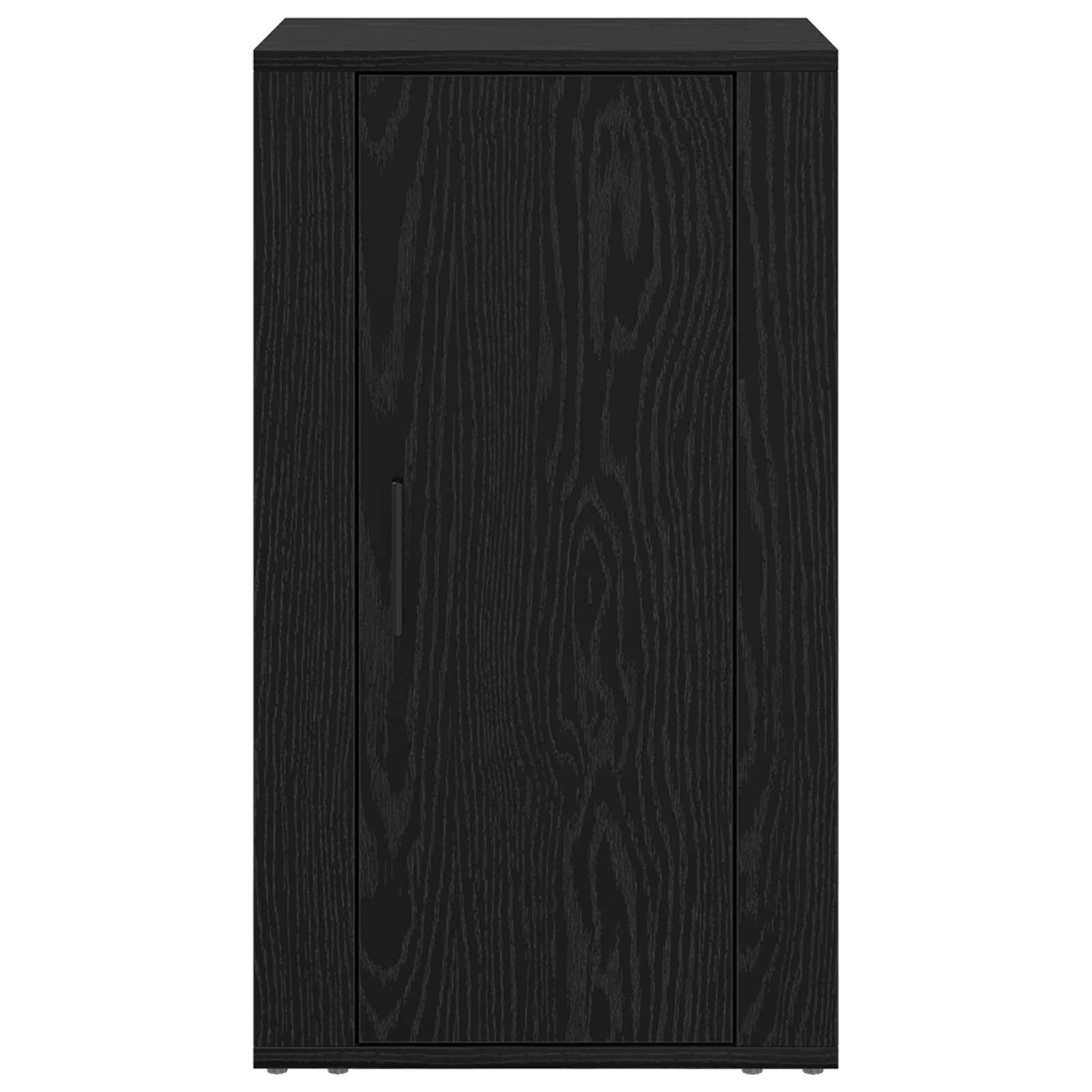 Sideboard Schwarz Eichen-Optik 40 x 33 x 70 cm Holzwerkstoff