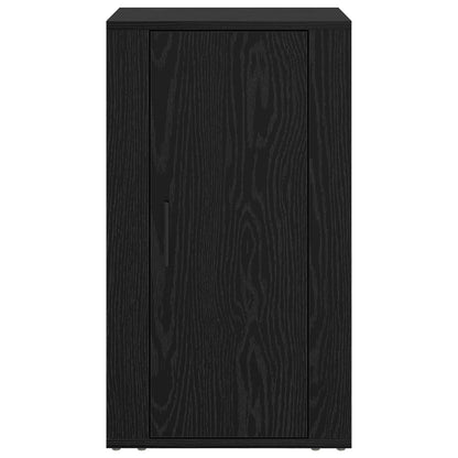 Sideboard Schwarz Eichen-Optik 40 x 33 x 70 cm Holzwerkstoff