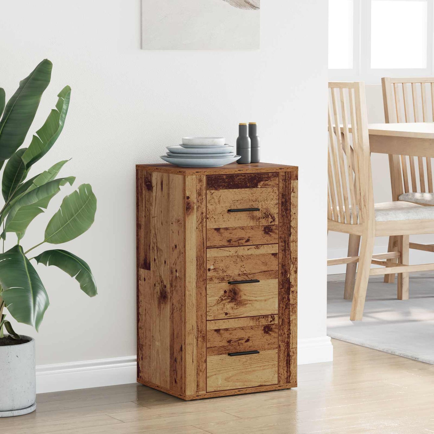 Sideboard Altholz 40 x 33 x 70 cm Holzwerkstoff