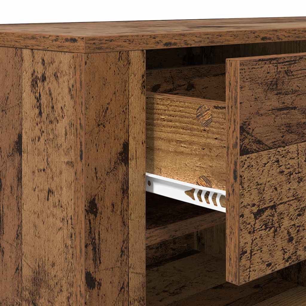 TV-Schränk 100 x 35 x 40 cm Altholz Holzwerkstoff