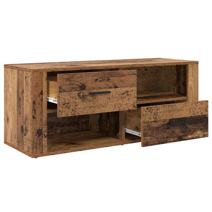 TV-Schränk 100 x 35 x 40 cm Altholz Holzwerkstoff