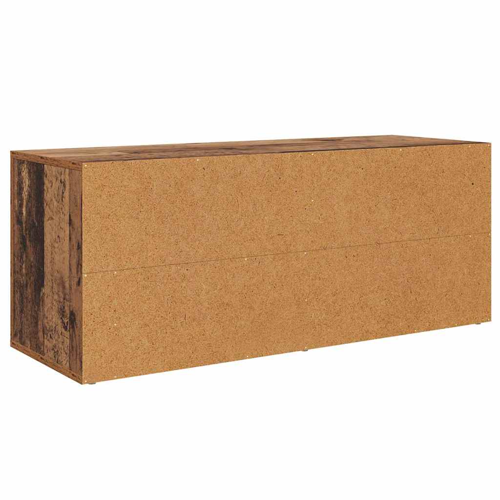 TV-Schränk 100 x 35 x 40 cm Altholz Holzwerkstoff