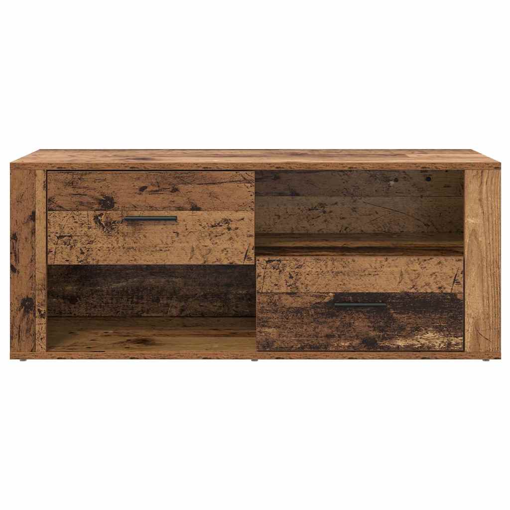 TV-Schränk 100 x 35 x 40 cm Altholz Holzwerkstoff