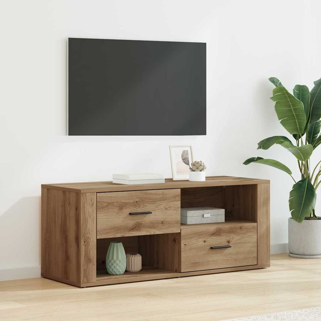 TV-Schränk 100 x 35 x 40 cm Artisan-Eiche Holzwerkstoff