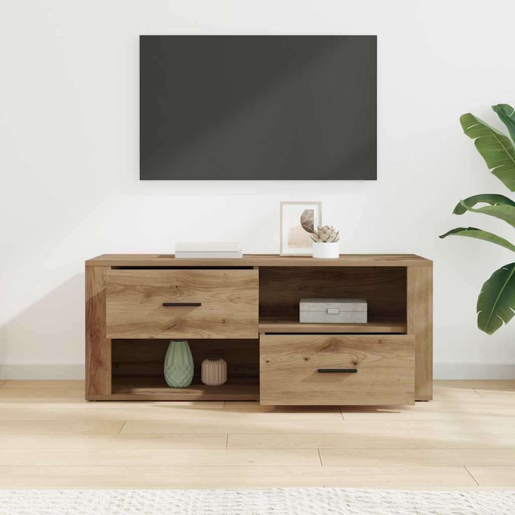 TV-Schränk 100 x 35 x 40 cm Artisan-Eiche Holzwerkstoff