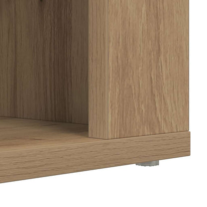 Schuhregal 75 x 35 x 45 cm Holzwerkstoff Artisan-Eiche